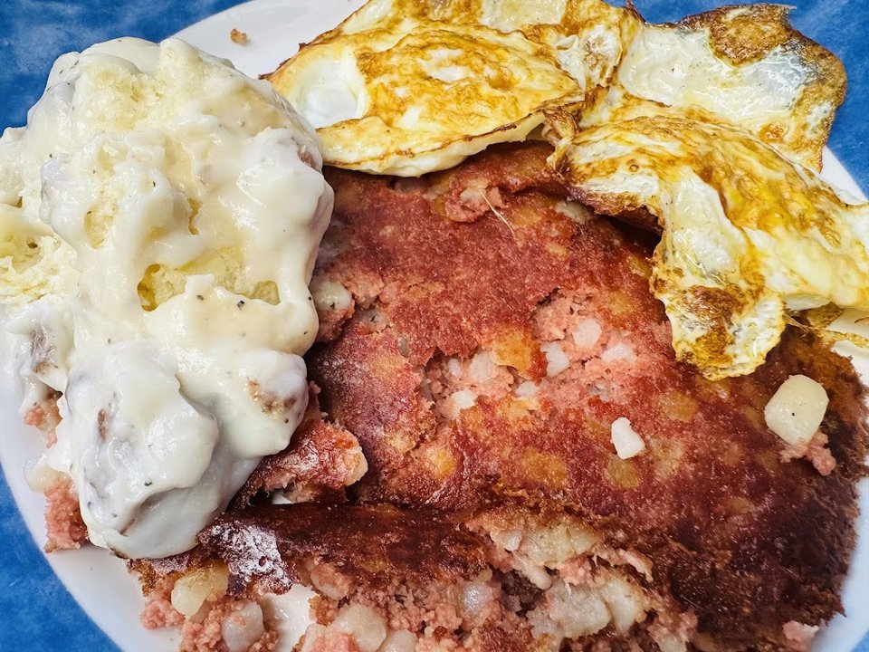 Corned Beef Hash with Eggs