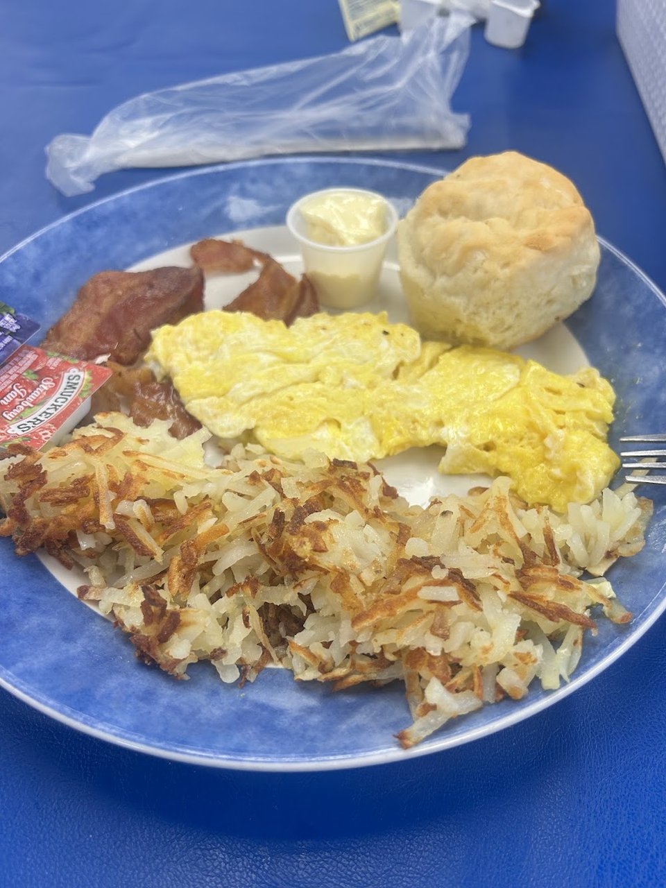 Breakfast Platter with Hash Browns